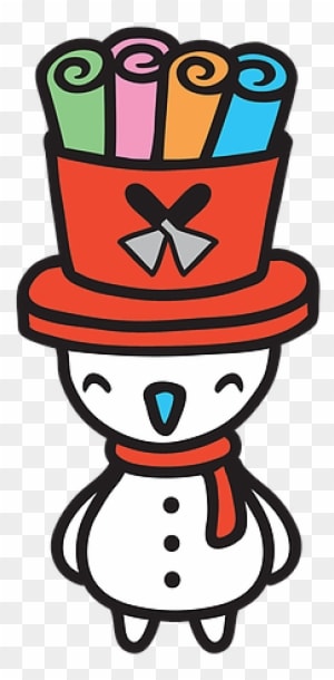 Snowman Ice Cream - Snowman Rolling Ice Cream - Transparent PNG Free Download