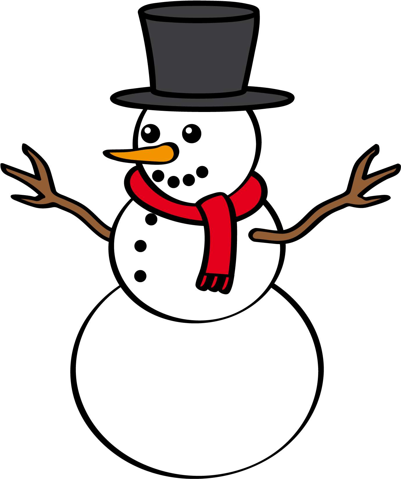 Snowman Clipart - Transparent PNG Free Download