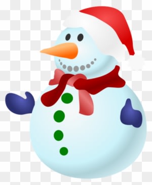 Von Fröhlich Bunten Schneemann Mit Schal Clipart - Christmas Snowman Clip Art - Transparent PNG Free Download