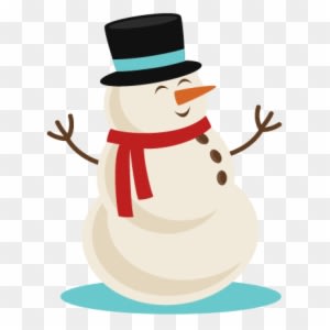 Happy Snowman Svg Scrapbook Title Winter Svg Cut File - Snowman Christmas Clipart Free - Transparent PNG Free Download