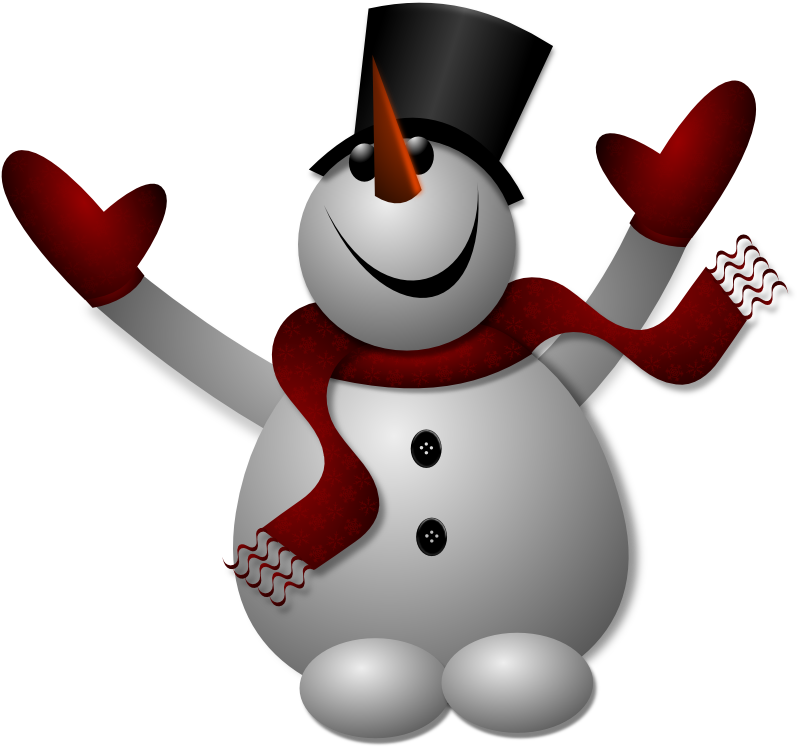 Snowman-2016 - Happy Snowman - Transparent PNG Free Download