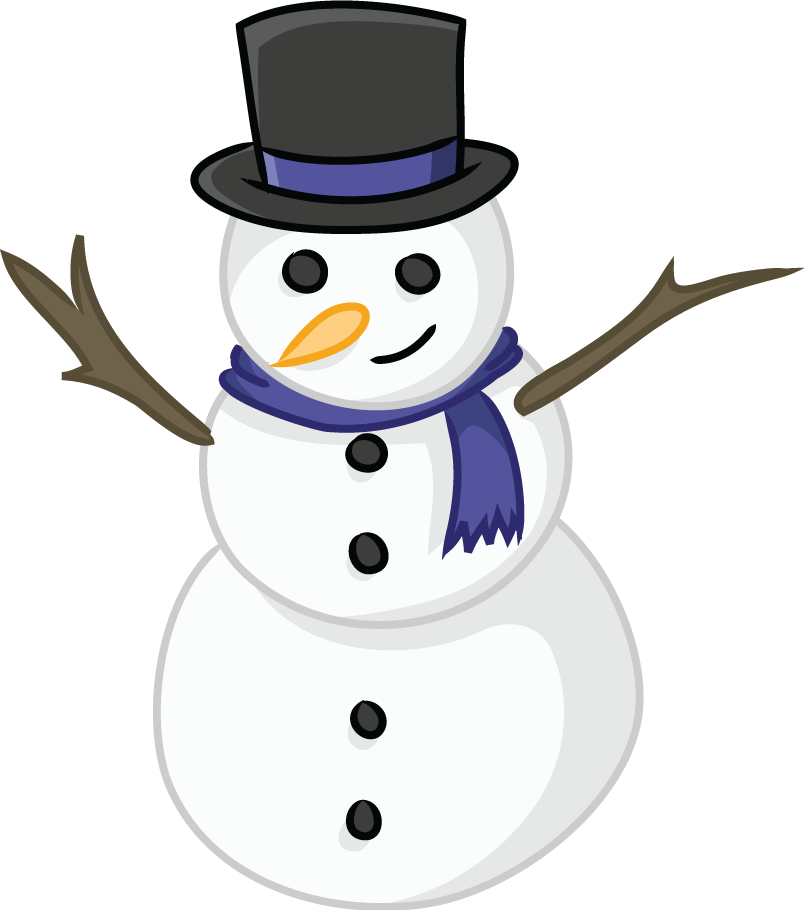 Snowman Snow Man Clip Art Clipartix - Snowman With Blue Scarf - Transparent PNG Free Download