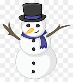 Snowman Snow Man Clip Art Clipartix - Snowman With Blue Scarf - Transparent PNG Free Download