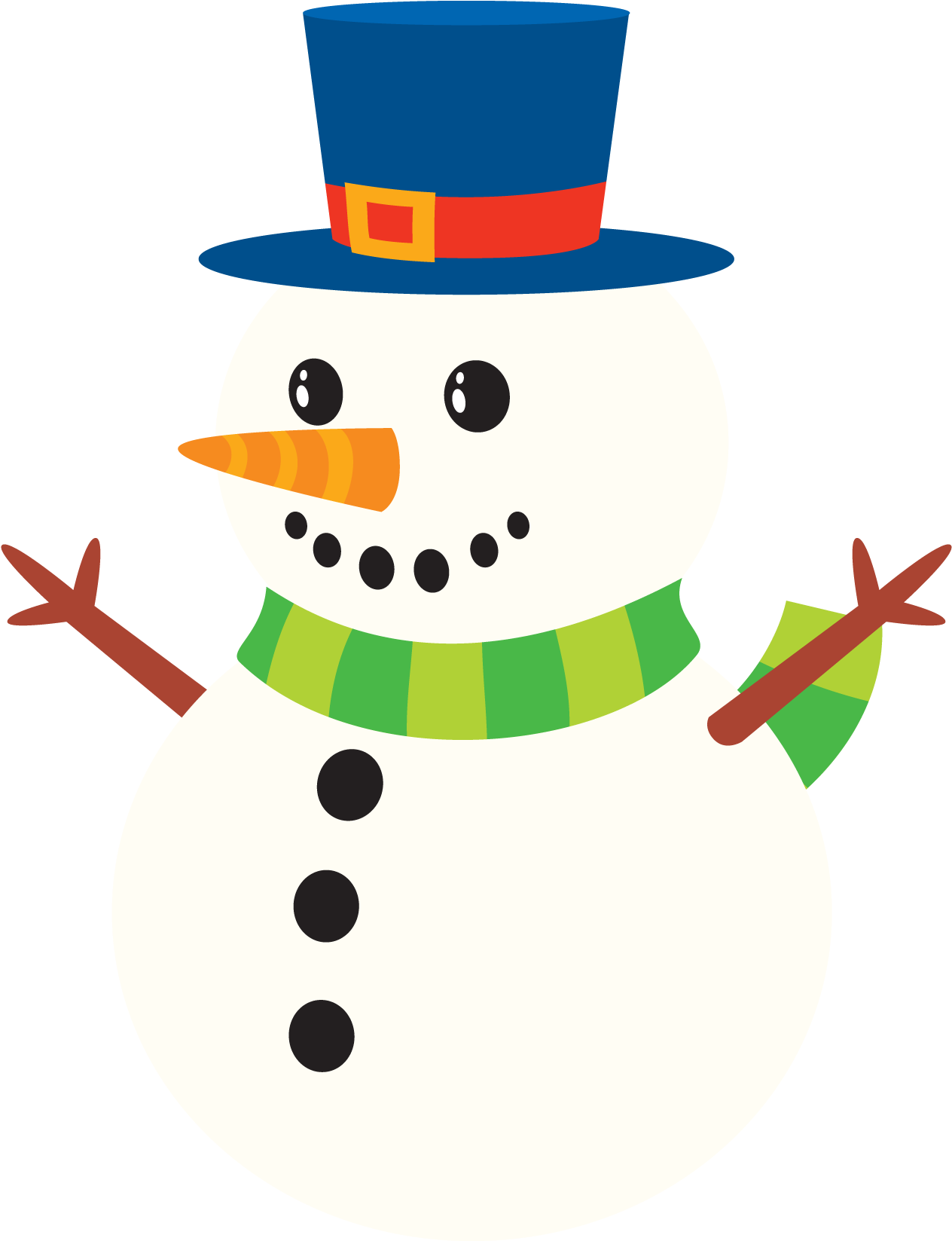 Free To Use Public Domain Snowman Clip Art - Snowman Clipart Cute - Transparent PNG Free Download