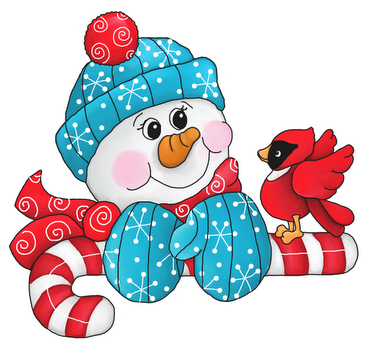 3d Cards - Snowman - Transparent PNG Free Download