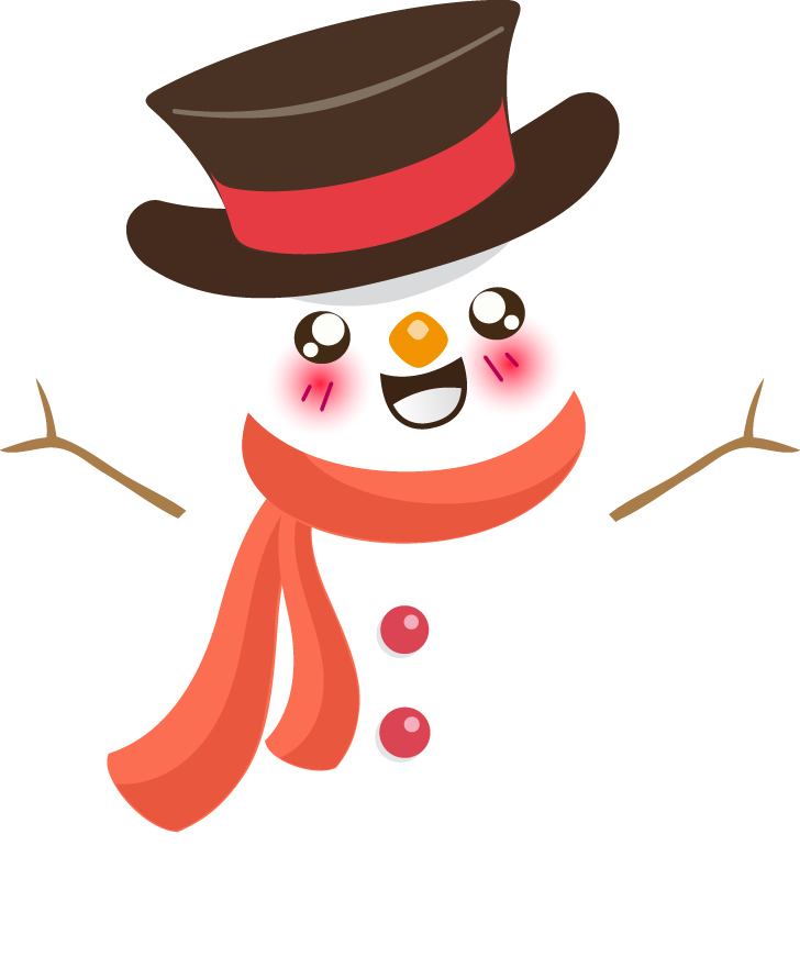 Snowman Clipart Melt - Snowman Clipart Cute - Transparent PNG Free Download