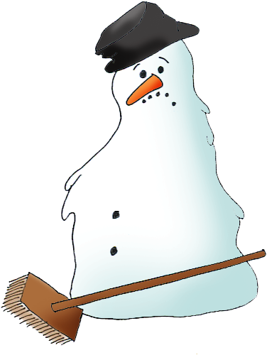 Snowman - Melting Snowman Png - Transparent PNG Free Download