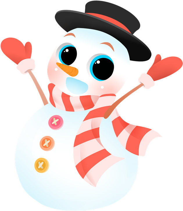 Snowman Clipart Cute - Snowman Clipart Cute - Transparent PNG Free Download