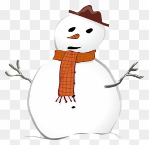 Interesting Snowman Clipart Scarf With Snowman Background - Snowman Clip Art - Transparent PNG Free Download