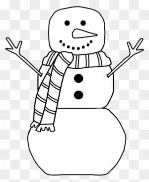 Graphics By Ruth - Snowman Clipart Black And White Png - Transparent PNG Free Download