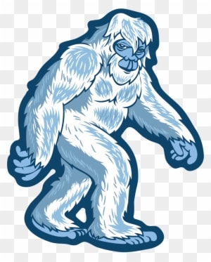 Yeti Stroll Sticker,all Weather Premium Vinyl Sticker - Yeti Snowman Sticker - Transparent PNG Free Download