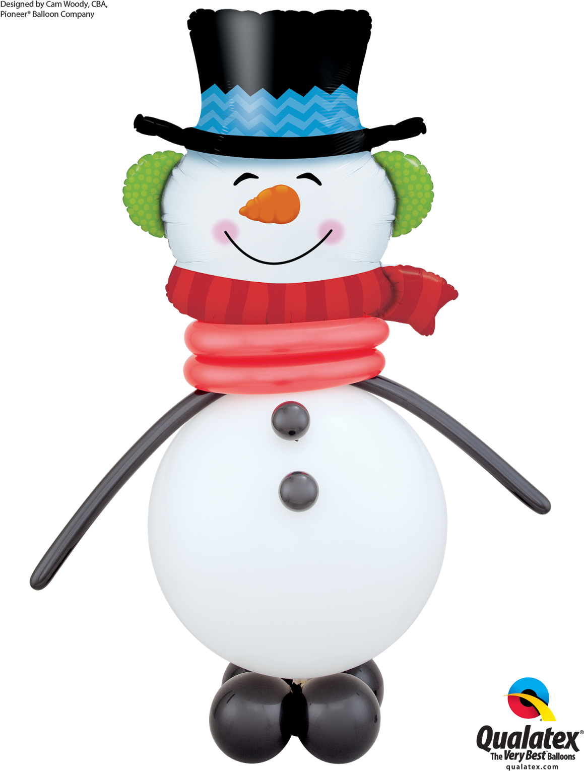 Arrange A Christmas Event - Snowman Balloon - Transparent PNG Free Download