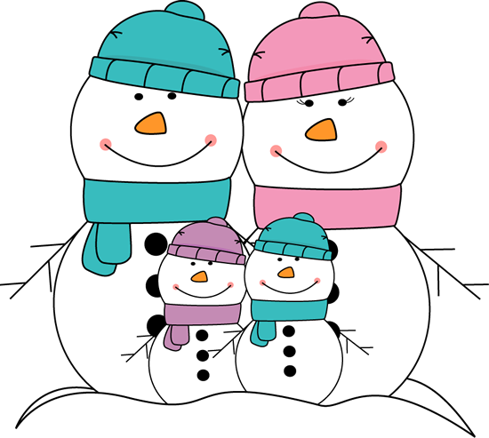 Snowman Family - Snowman Family Clip Art - Transparent PNG Free Download