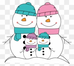 Snowman Family - Snowman Family Clip Art - Transparent PNG Free Download