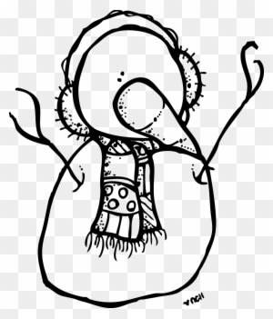 Snowman Clipart Melonheadz - Melonheadz Snowman Clipart Black And White - Transparent PNG Free Download