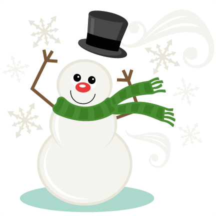 Windy Snowman Svg Scrapbook Title Winter Svg Cut File - Snowman Svg File Free - Transparent PNG Free Download