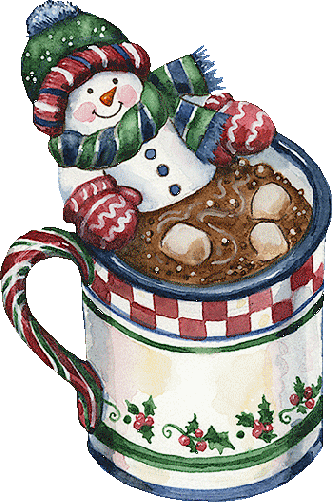Christmas Snowman Hot Cocoa Clip Art - Snowman With Hot Chocolate Clipart - Transparent PNG Free Download