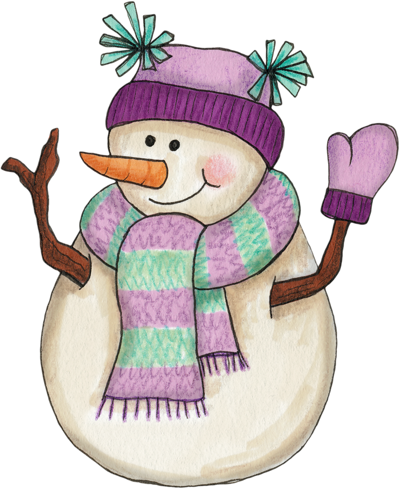 Khadfield Snowmanmummy - Daddy Snowman Clipart - Transparent PNG Free Download