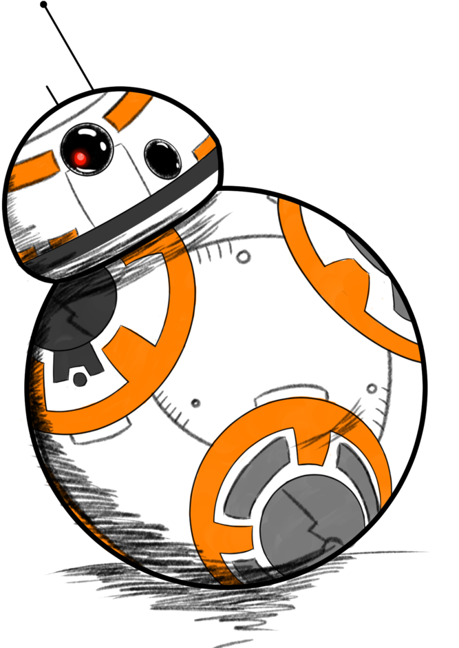 Bb8 By Kimmy-tsunami - Snowman - Transparent PNG Free Download