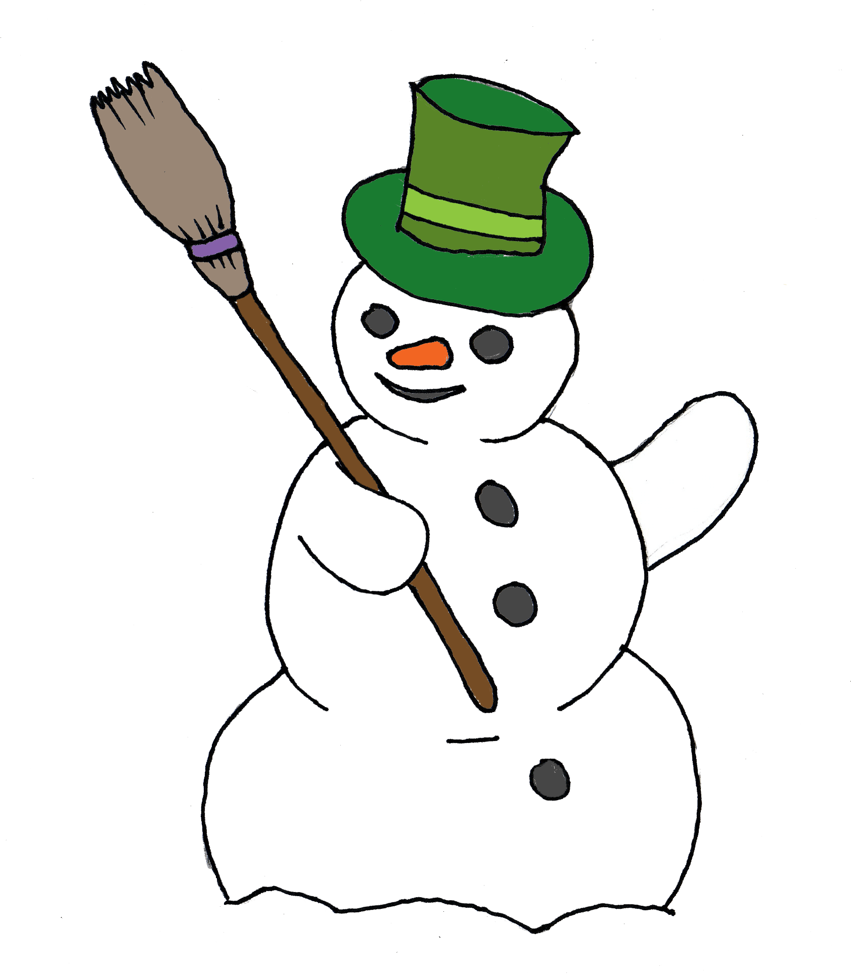 Snowman Black And White Black And White Christmas Snowman - Snowman - Transparent PNG Free Download