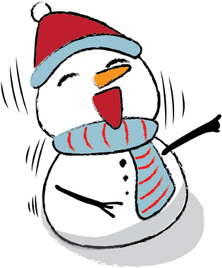 Cute & Lovely Snowman Stickers Messages Sticker-2 - Snowman - Transparent PNG Free Download