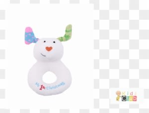 Snowdog Ring Rattle - Snowman My First Christmas Jingle Bell Ring Rattle - Transparent PNG Free Download