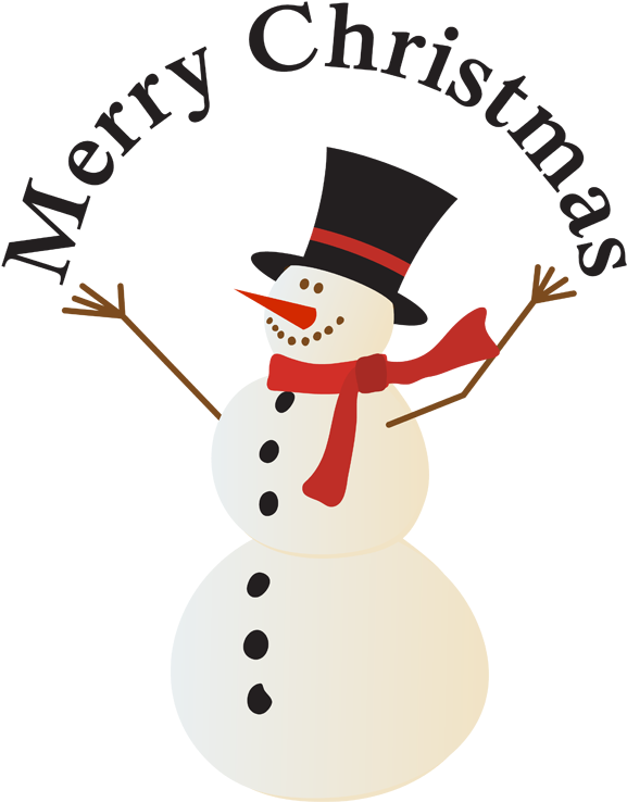 Children Will Be Going Swimming As Usual - Merry Christmas Clip Art Snowman - Transparent PNG Free Download
