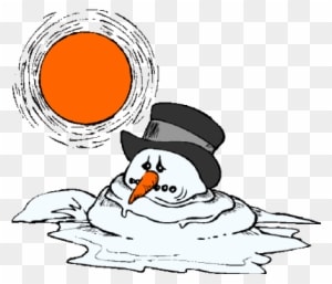 Melting Snowman Clipart - Transparent PNG Free Download