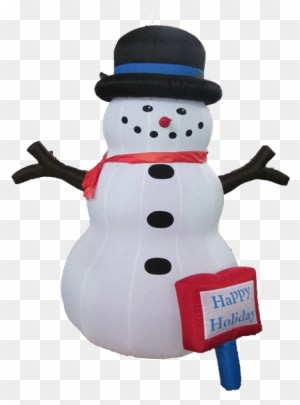 20 Foot Inflatable Snowman - Inflatable Snowman - Transparent PNG Free Download