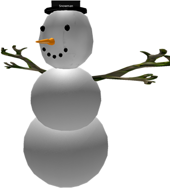 Newest Roblox Snowman - Snowman - Transparent PNG Free Download
