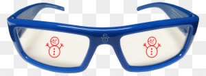 The New Plastic Holiday Specs 3d Christmas Glasses- - Plastic Snowman - Transparent PNG Free Download