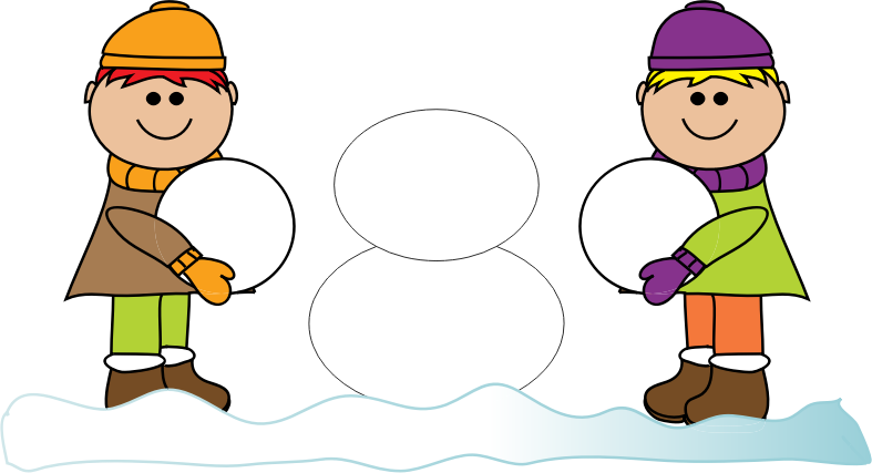 Build A Snowman Clipart - Transparent PNG Free Download