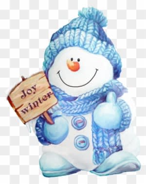 Make Mouth Super Smiling And Open - Baby Snowman Clipart - Transparent PNG Free Download