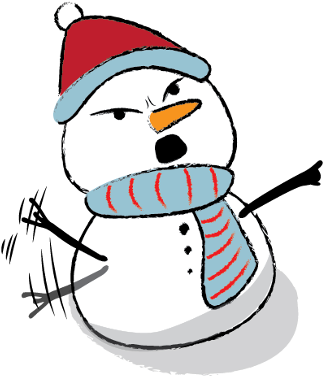 Cute & Lovely Snowman Stickers Messages Sticker-6 - Snowman - Transparent PNG Free Download