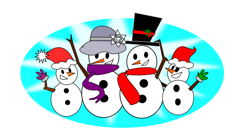 Clip Art Christmas Snowman Family Drawing - Snowman Family Png - Transparent PNG Free Download