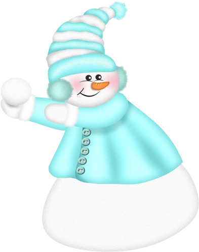 Winter Clipart, Christmas Clipart, Painted Christmas - Snowman - Transparent PNG Free Download