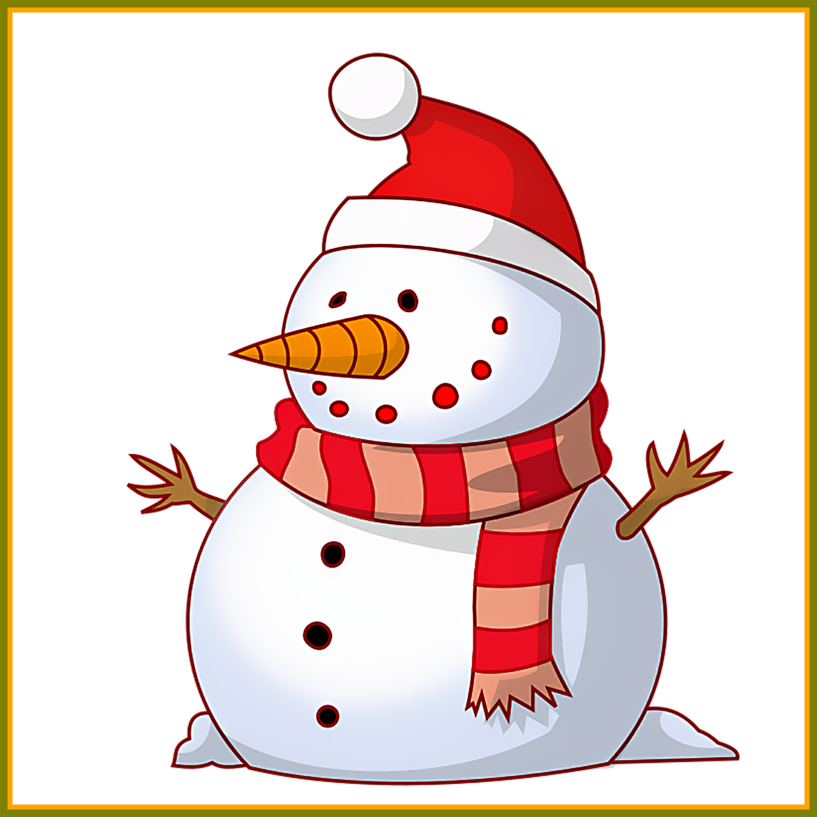 Memory Clipart Concept - Merry Christmas Snowman Clipart - Transparent PNG Free Download