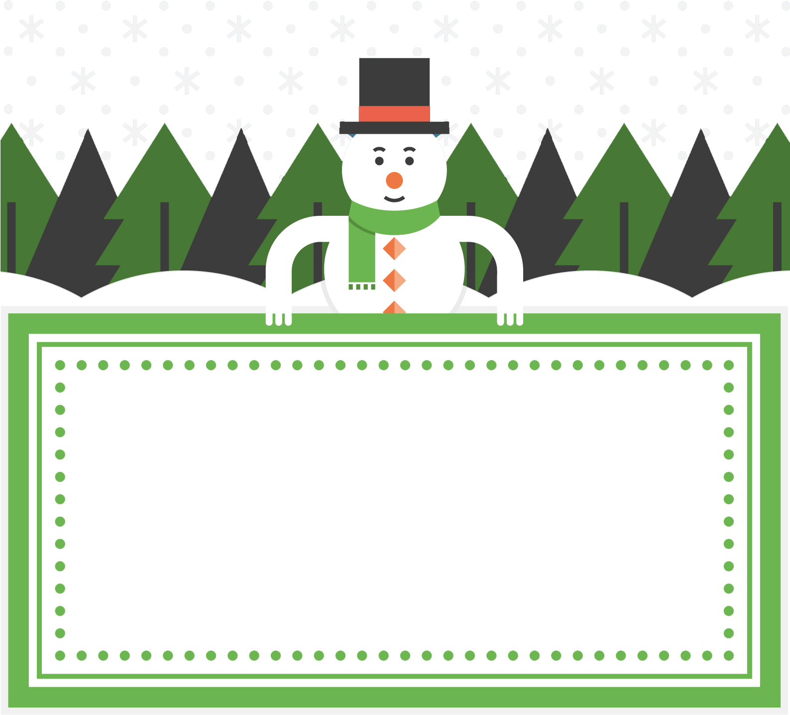 Clipart Snowman Frame - Snowman - Transparent PNG Free Download