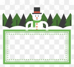 Clipart Snowman Frame - Snowman - Transparent PNG Free Download