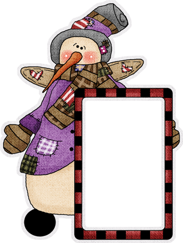 Marcos, Nieve, Creatividad, Cajas, Sobres De Papel, - Snowman - Transparent PNG Free Download