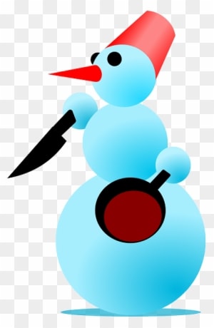 Cooking Snowman - Transparent PNG Free Download