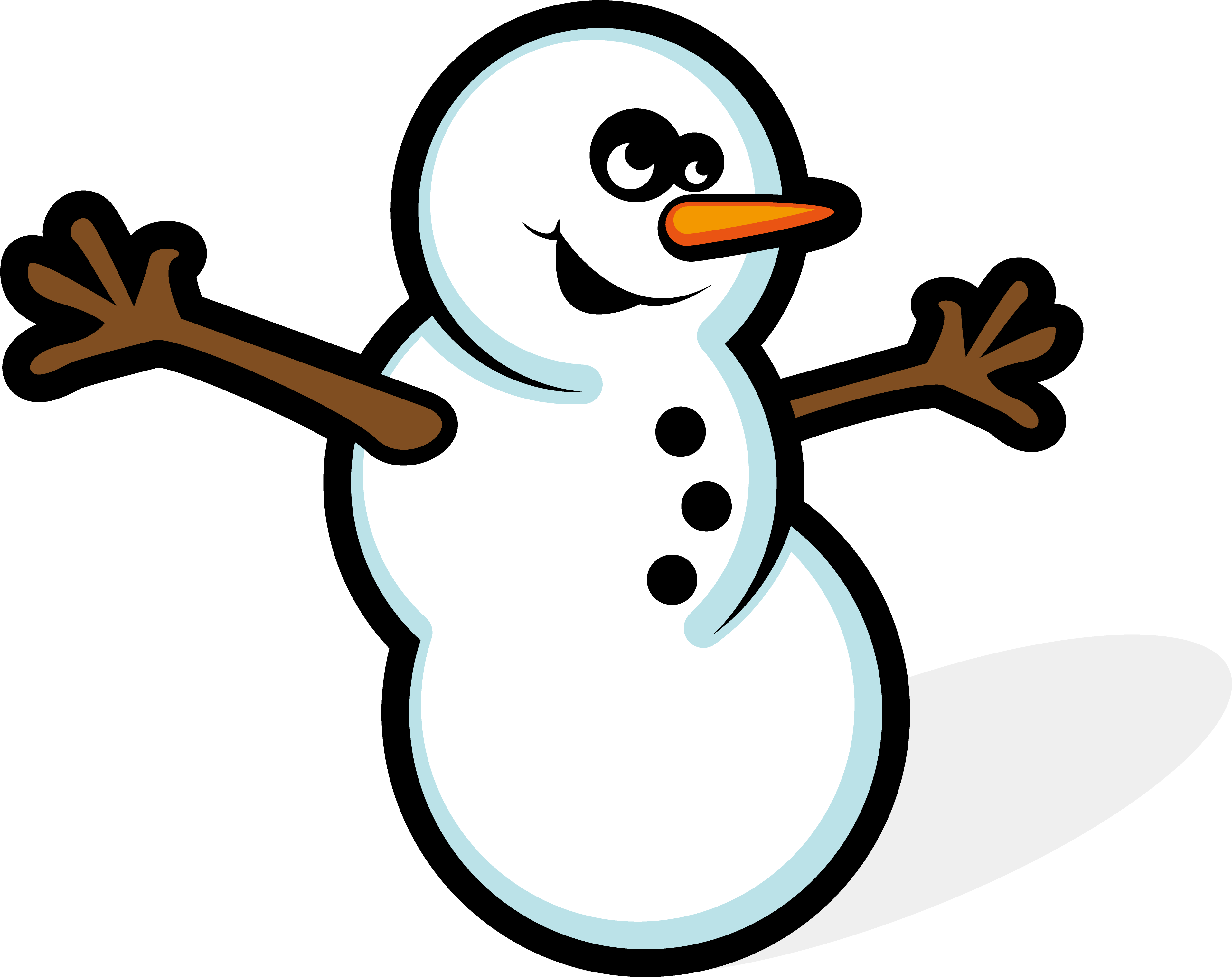Snowman Vector - Transparent PNG Free Download