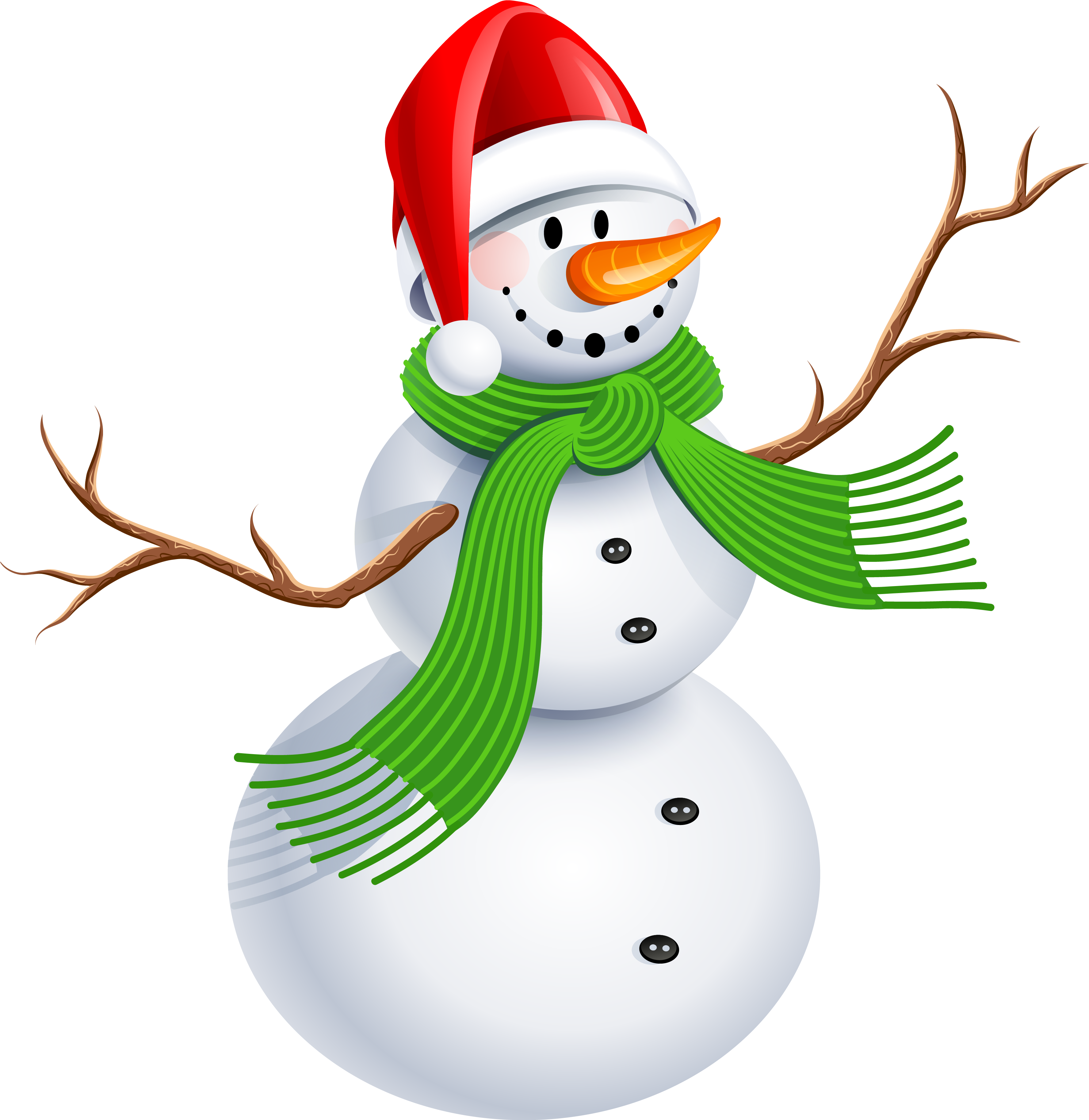 Elegant Snowman Clipart - Merry Christmas Great Niece And Nephews - Transparent PNG Free Download