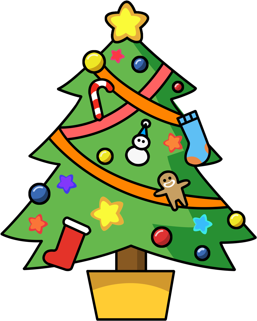 Snowman Dogs Cliparts - Christmas Tree Christmas Tree Christmas Tree Apron - Transparent PNG Free Download
