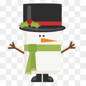 Funky Snowman Title Scrapbook Clip Art Christmas Cut - Clip Art - Transparent PNG Free Download