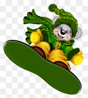 Creddy Teddy And Xmas Snowman - Happy New Year Glitter - Transparent PNG Free Download