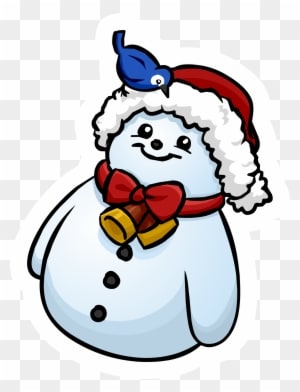 Snowman Pin - Png - Club Penguin - Transparent PNG Free Download