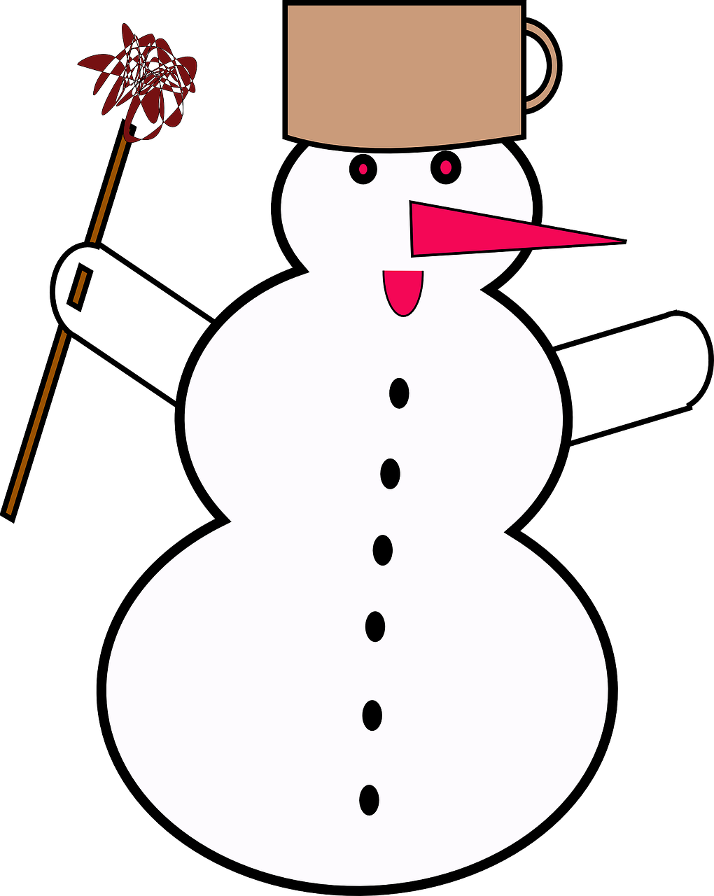 Machovka Snowman 1 Scalable Vector Graphics Svg Clip - Karyatider Skåret I Træ - Transparent PNG Free Download
