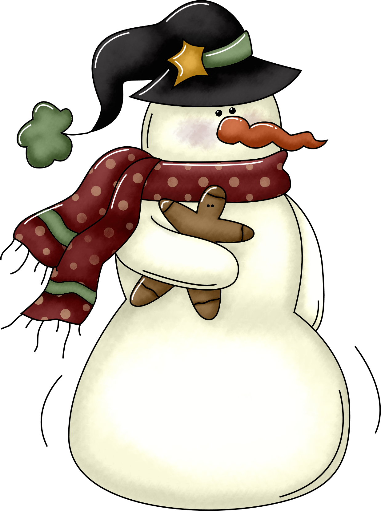 Country Snowman Cliparts - Country Christmas Clip Art - Transparent PNG Free Download