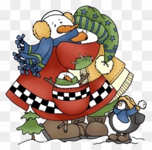 Winter Snowman - Page - Cartoon - Transparent PNG Free Download
